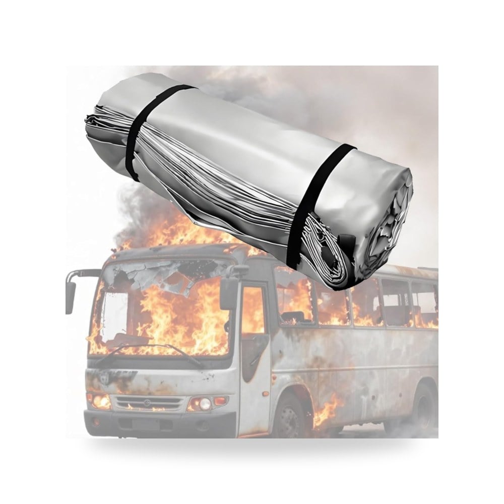 بطانيات الحريق زجاج 1100 موديل Double Sided موديل Double-Sided