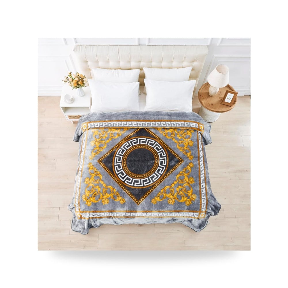 أثاث غرف نوم وأسرّة - جي سي جافينو كافايليا بطانية صوف شيربا (200 × 240 سم) - من Bedding