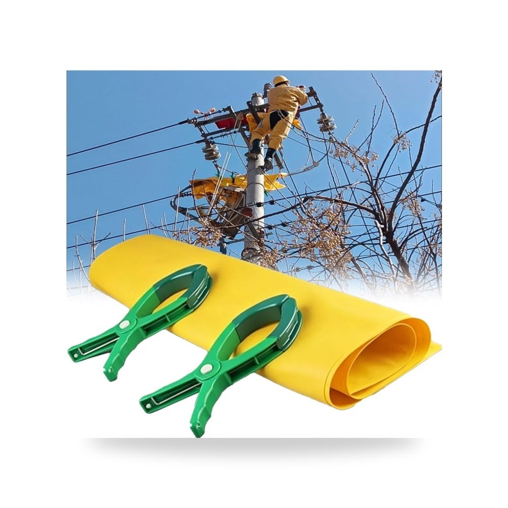بطانيات الحريق أصفر 10KV 80x60cm موديل High-Volta