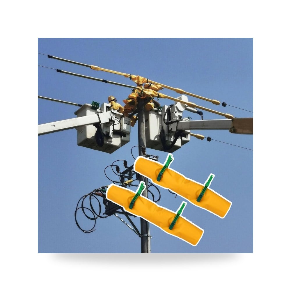 بطانيات الحريق 8 بوصة طقم قطعتين 2PCS موديل 10kv-39