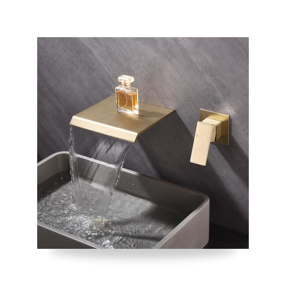 ار اف Wateall Wall Mount Faucet ذهبي القسم والتصنيف