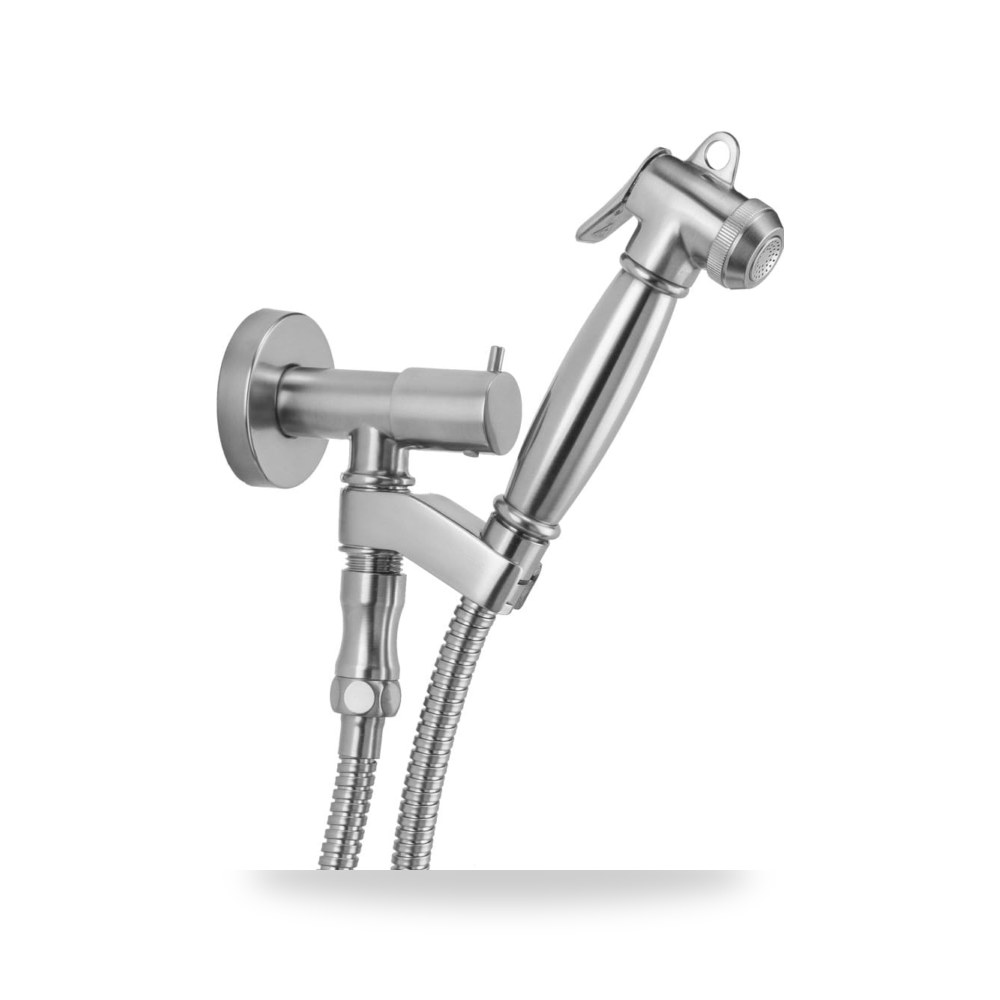 طقم شطاف Jaclo B074-646-SB مع صمام تشغيل - إيقاف B074-646 من جاكلو