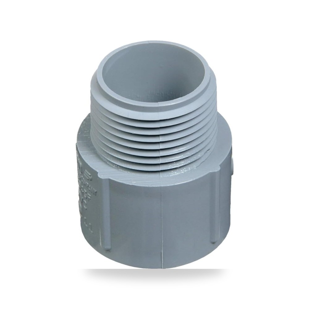 كارلون محول طرفي من بلاستيك PVC E943DR-CTN كهربائي، 1 - 2 انش