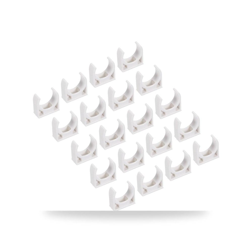 تركيبات القناة أبيض طقم 50 قطع موديل U-Shaped