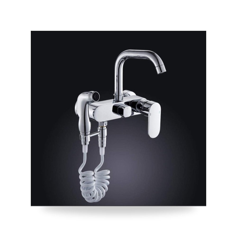 صنبور خلاط نحاس موديل Faucet Chrome موديل Faucet-Chrome