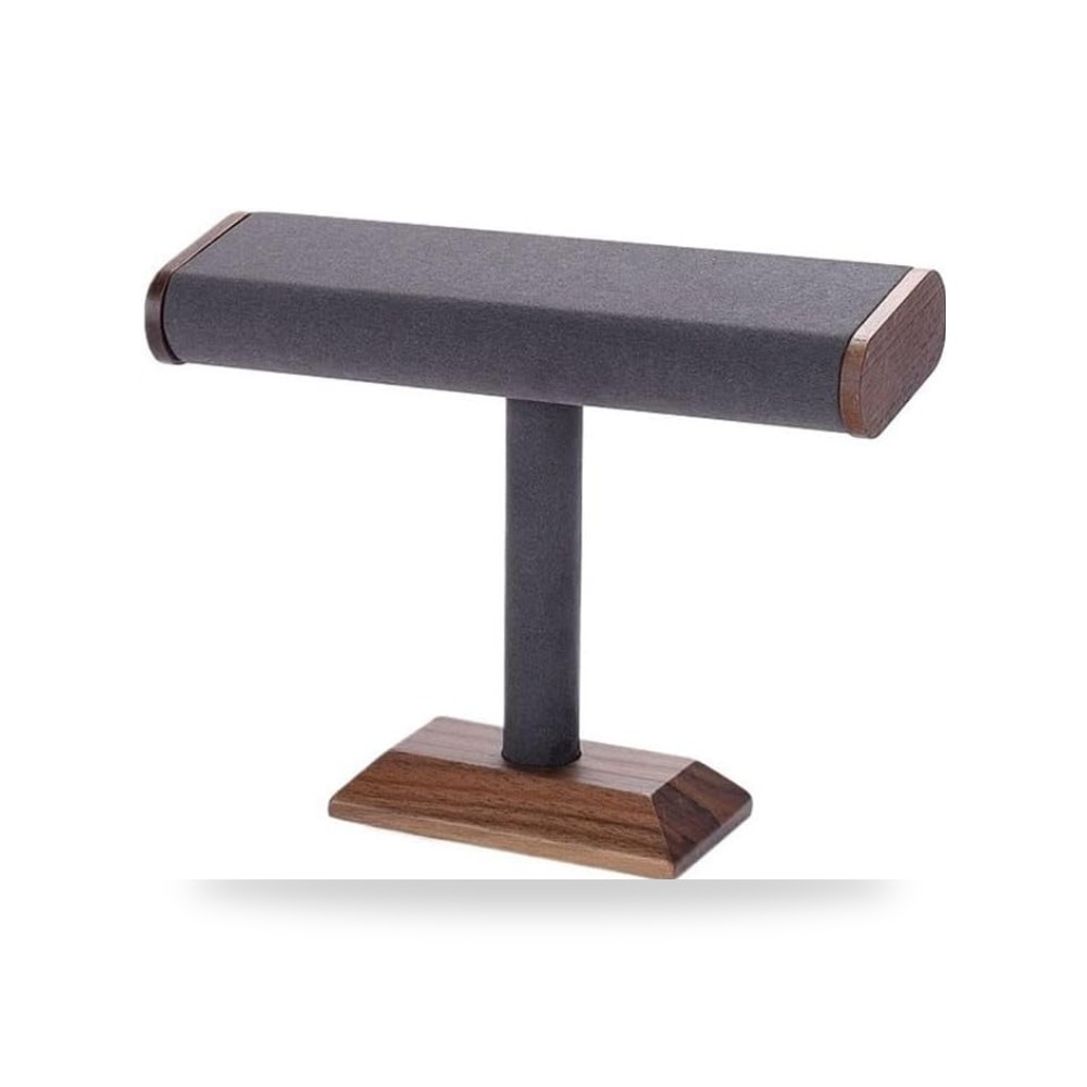 صندوق ومنظم مجوهرات وساعات متعدد الطبقات من خشب الجوز الأسود الفاخر ماركة Walnut Craft