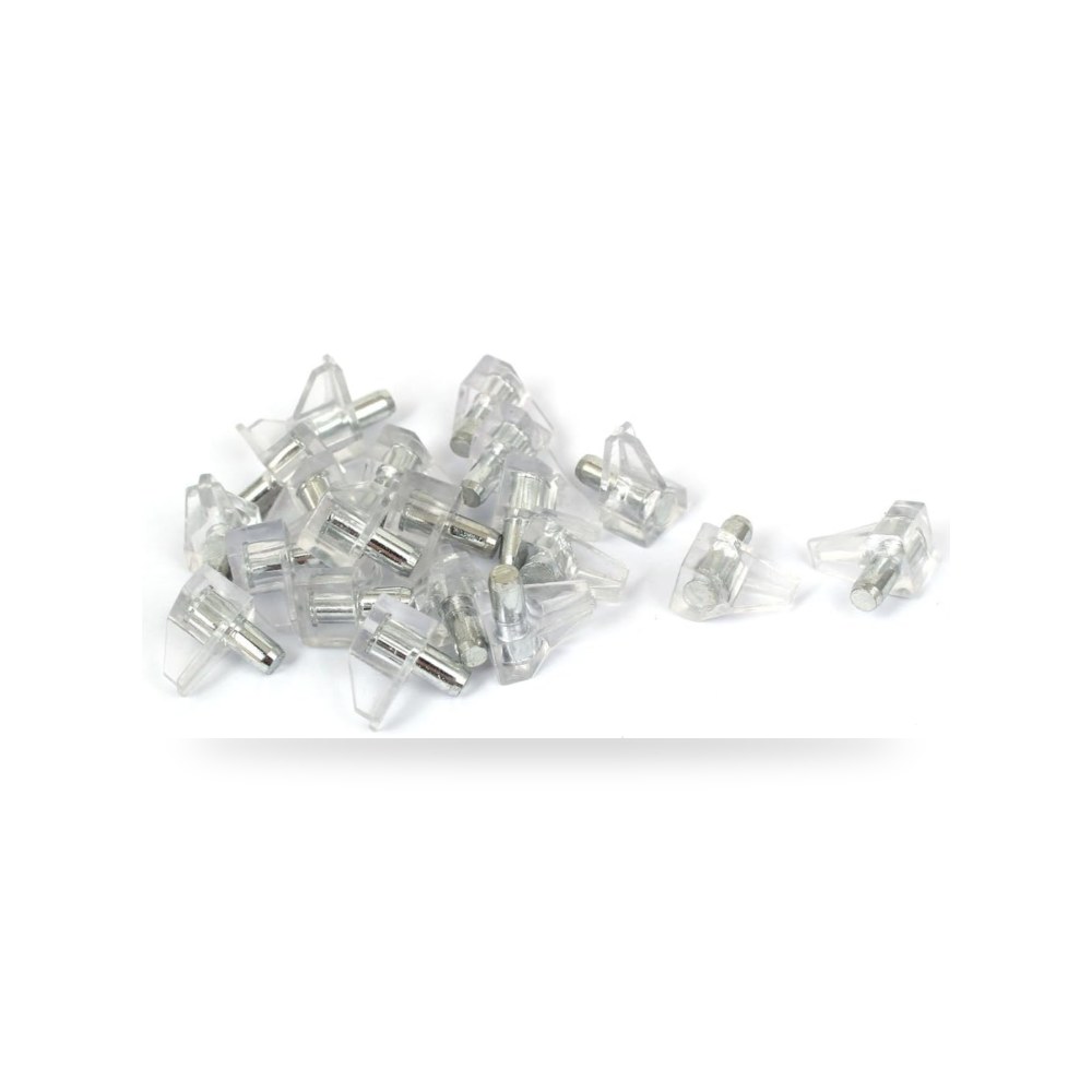 Aexit 5mm (أجزاء) Dia Support Peg Stud Pins 20 قطعة لرفوف المطبخ (25ry372qf483) خزانة