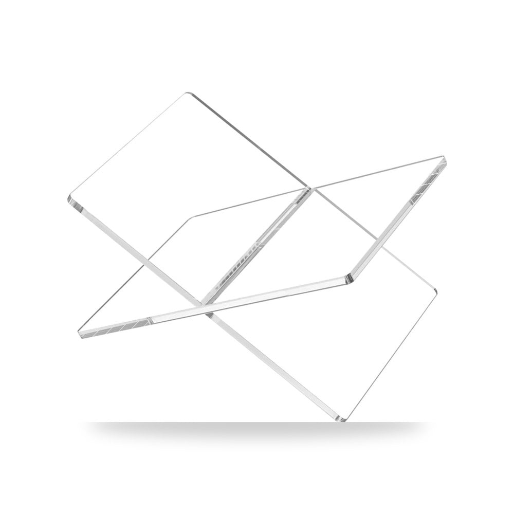 حامل كتب اكريليك شفاف من سلاسا - 25 × 14.2 سم، حامل عرض