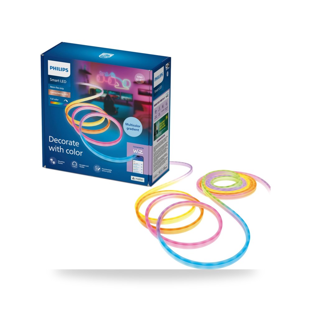 فيليبس شرائط LED نيون فليكس من سمارت لايتنج، اضاءة محيطة