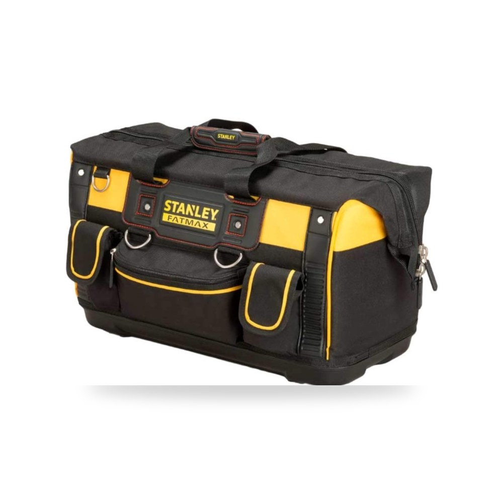حقيبة أدوات صلبة بفتحة الفم من STANLEY FATMAX مع مقصورة