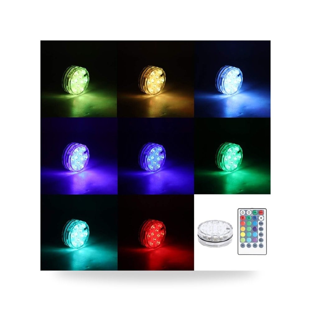 10 مصابيح LED RGB تحت الماء لحمامات السباحة من ارتوكت