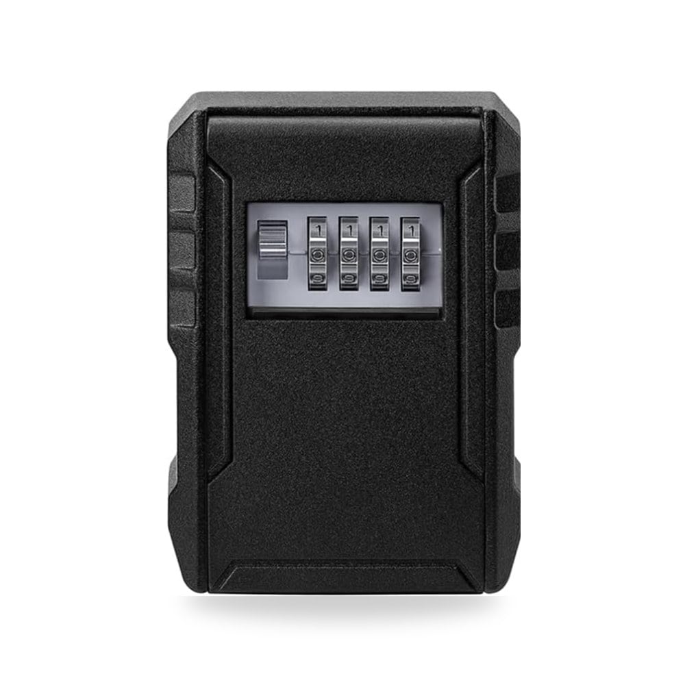 Wall-Mounted Waterproof Metal Key Box - Secure 4-Digit Password Lock, Anti-Theft Outdoor