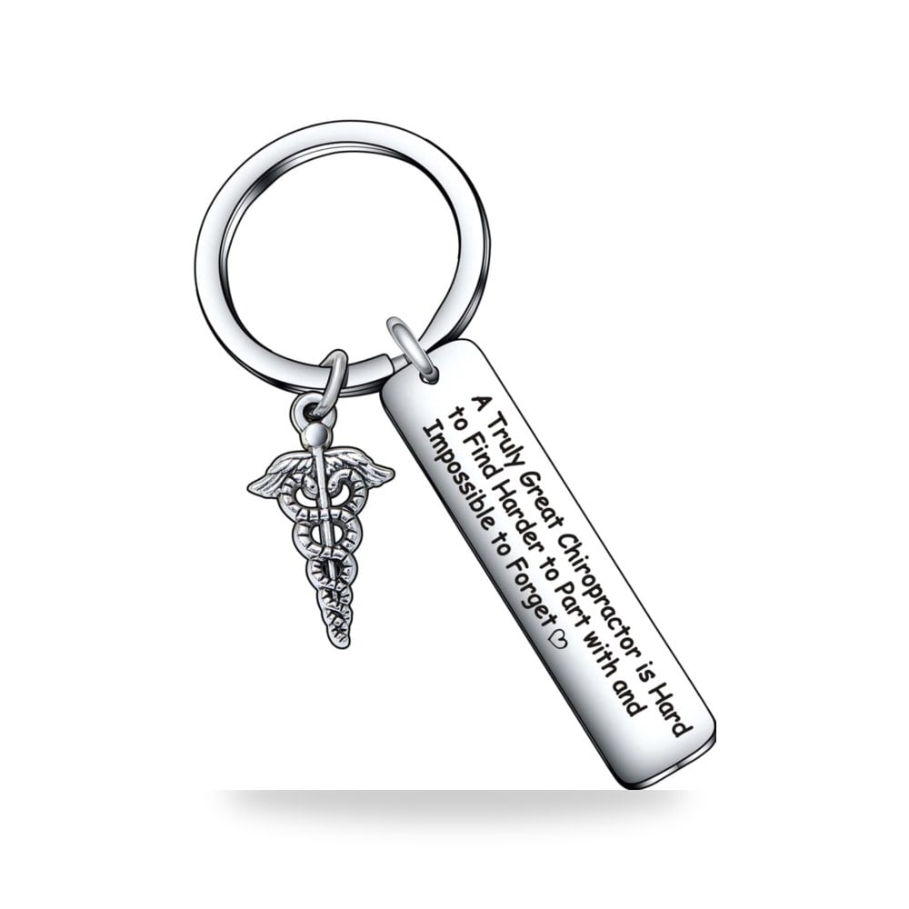 De&ai Chiropractor Thank You Jewelry Birthday Keychain For Women Chiropractor Retirement