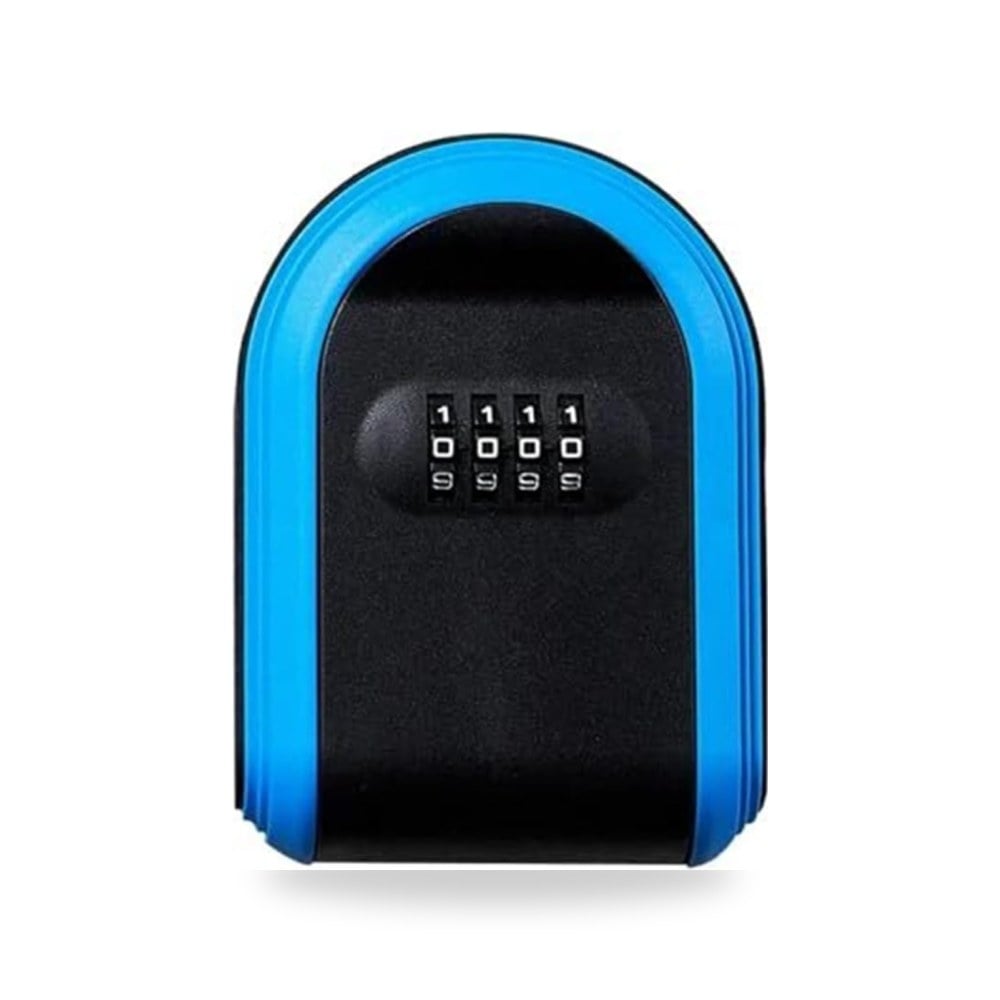Wall Mounted Key Storage Lock Box 4 Digit Combination Safe for Indoor & Outdoor Use