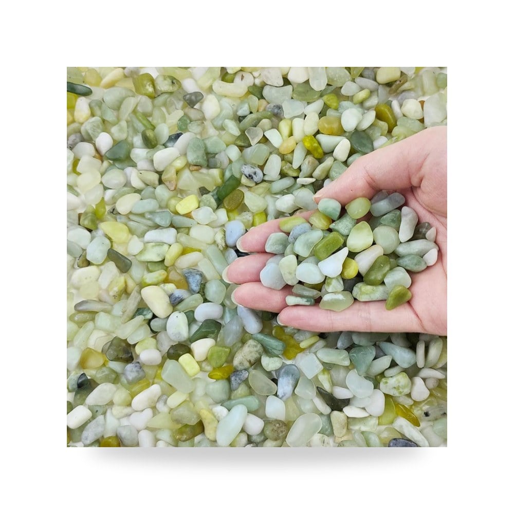 صخور اليشم للنباتات الداخلية من الميكاكوز، حصى صغيرة 5-7 الميكوز
