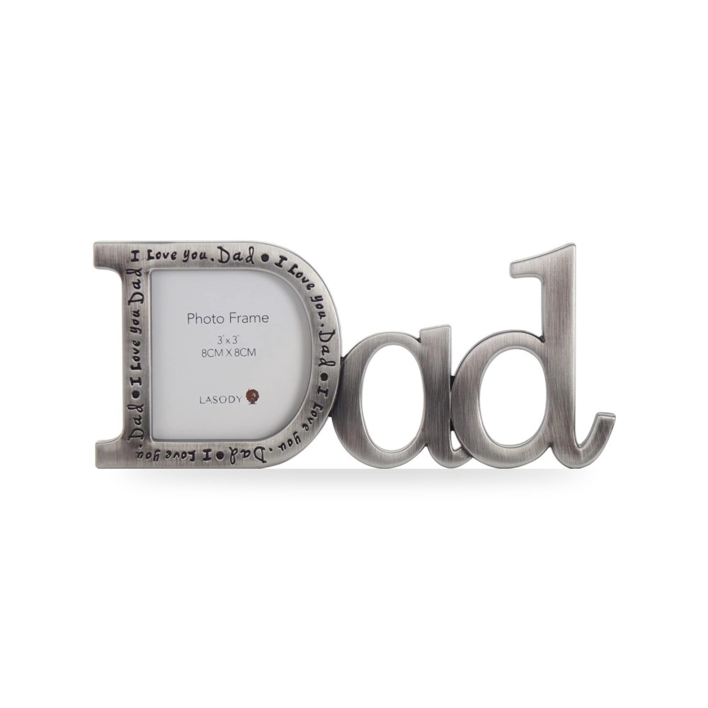 إطار صور بشكل كلمة Dad من لاسودي، هدايا للأب من الابنة