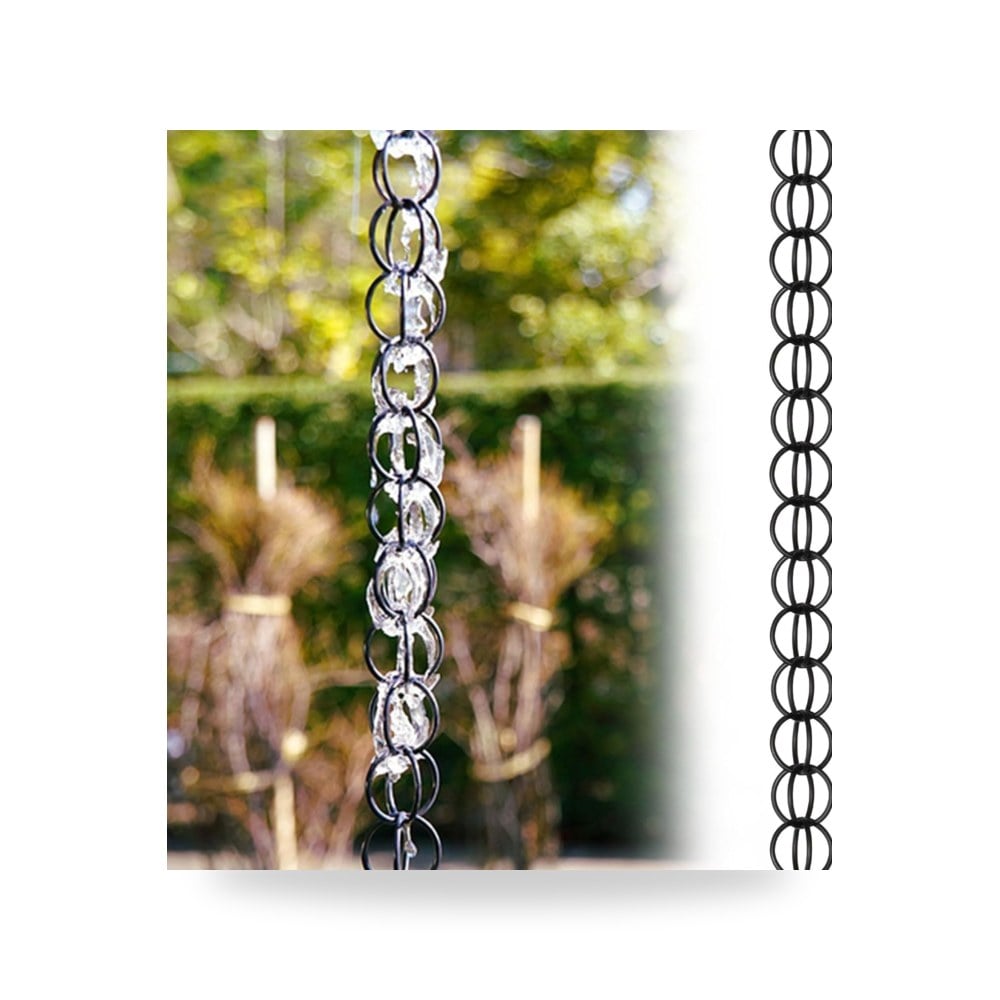هذا الشلال مع سلسلة المطر، مصنوع من هيكل من الألومنيوم