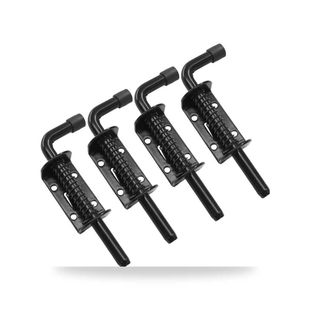خزانة ديكورية صلب أسود طقم 4 قطع 4pcs