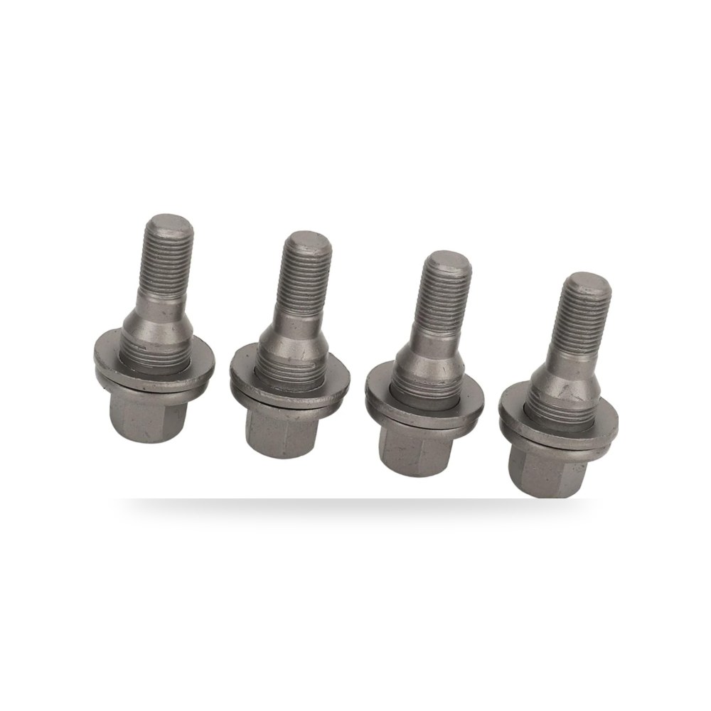 طقم مسامير وصواميل تثبيت جنوط وعجلات السيارات 4 Pcs جينيريك