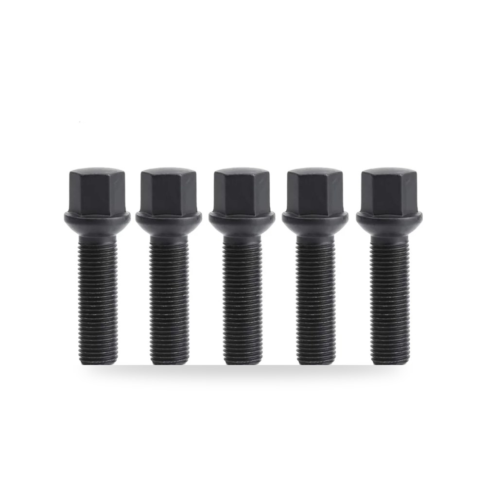 طقم مسامير وصواميل تثبيت جنوط وعجلات السيارات 5 pcs