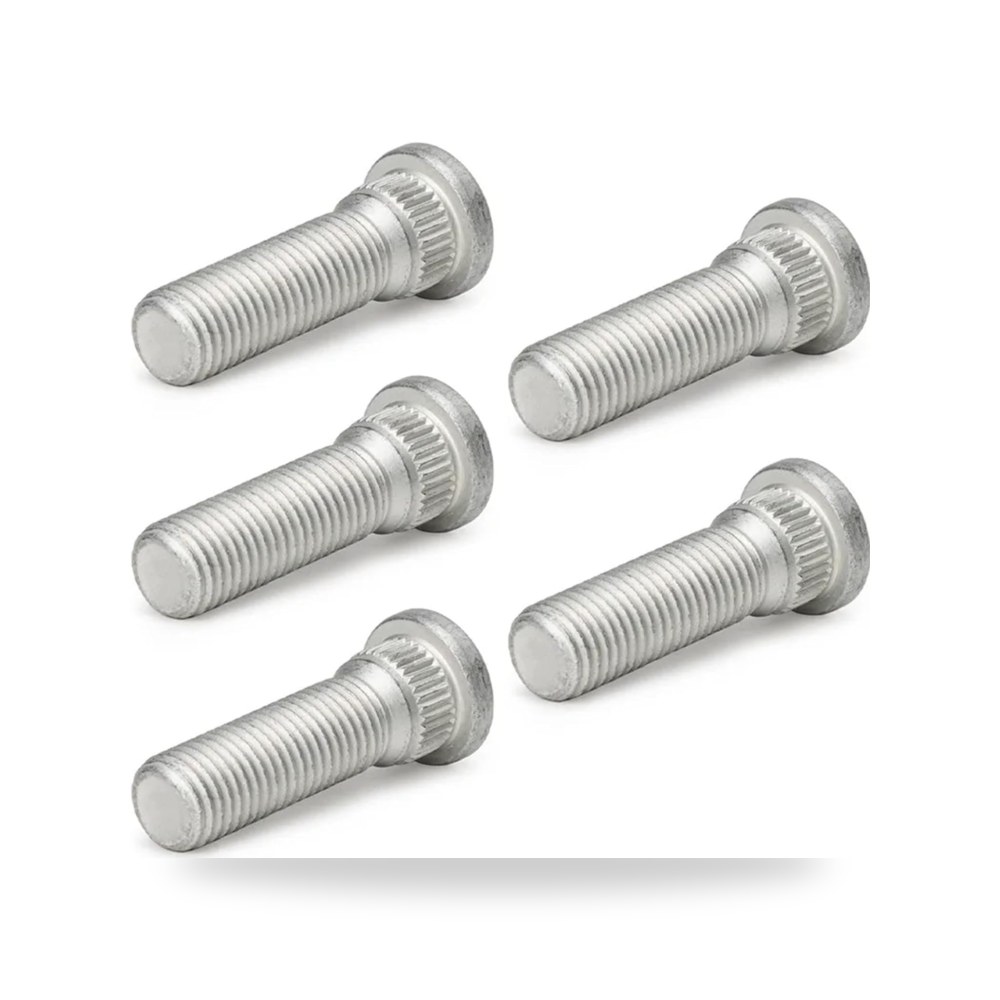 طقم مسامير وصواميل تثبيت جنوط وعجلات السيارات 5 PCS