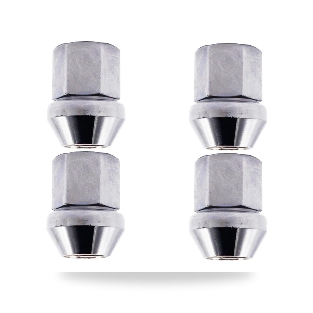 طقم مسامير وصواميل تثبيت جنوط وعجلات السيارات 4 Pcs