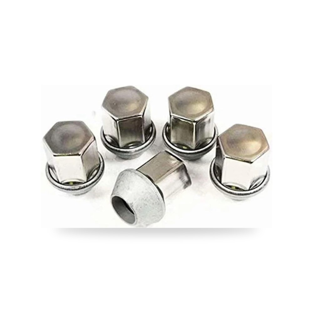 طقم مسامير وصواميل تثبيت جنوط وعجلات السيارات 5 pcs
