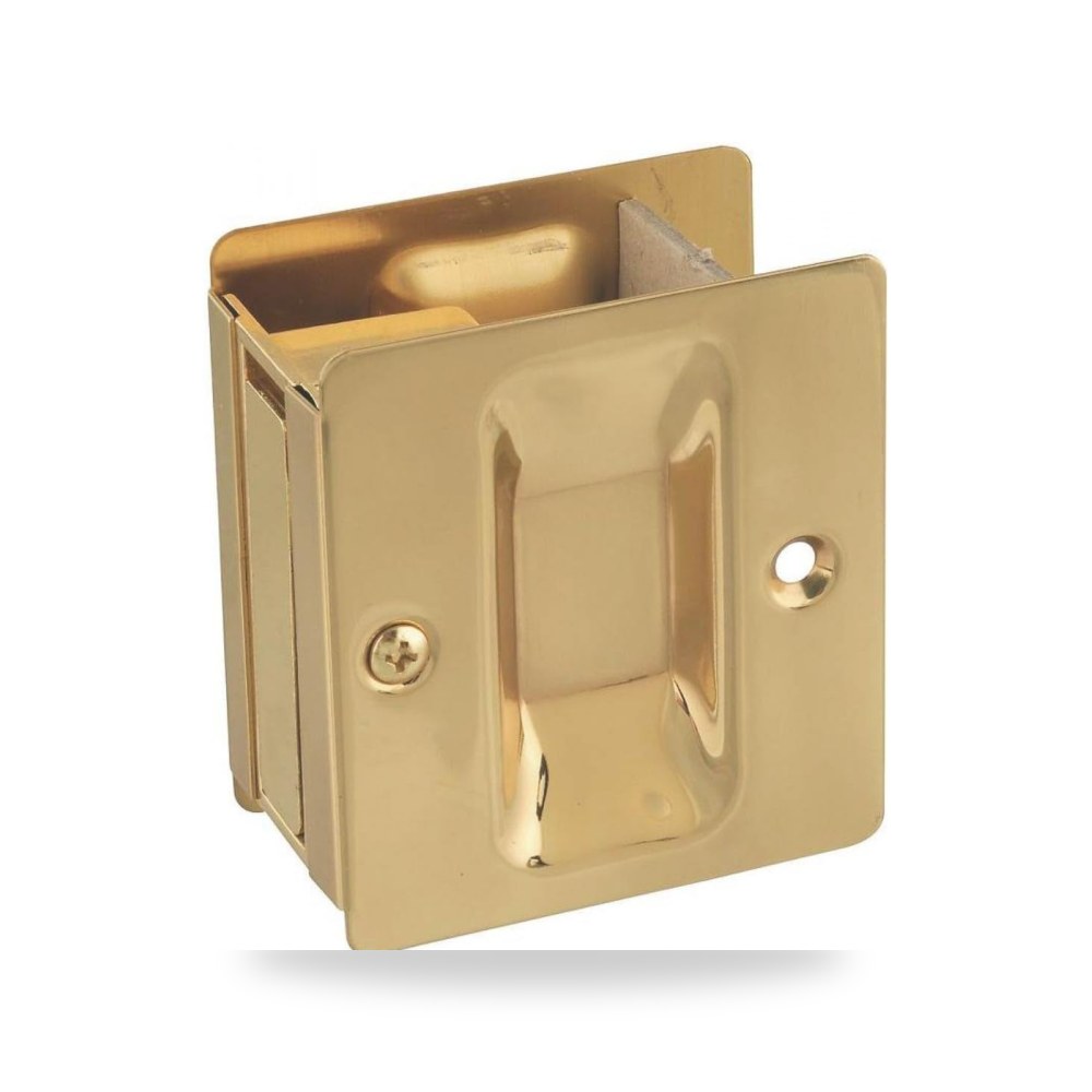 Stanley طقم مسار وبكرات ودليل أبواب منزلقة وأبواب الجيب المعلقة (Pocket Door Hardware Kit)