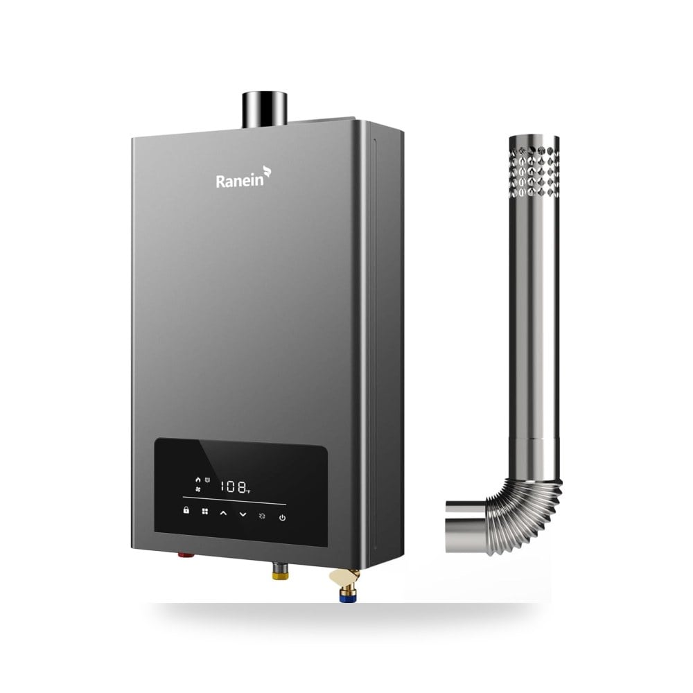 سخان مياه غاز البروبان بدون خزان من رانين، 3.6 جالون في موديل 2-3