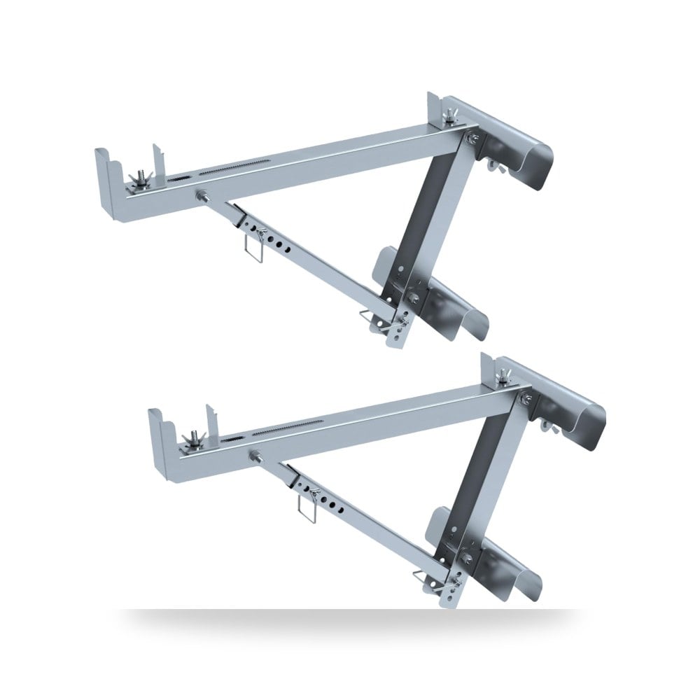 ادموس دعامة سقالة للسلم، رافعة تمديد قصيرة بدرجتين لمرحلة