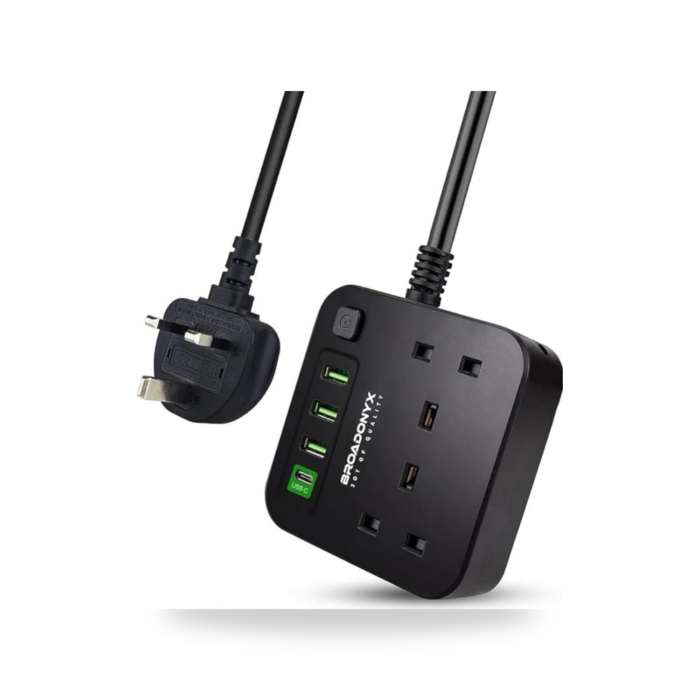 مقياس سلك تمديد واط نوع سي مقبس كهربائي ثنائي موديل USB-C