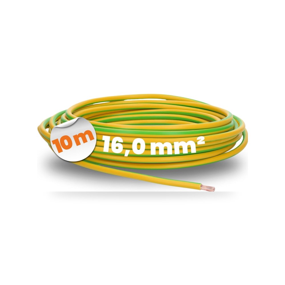 10 متر لاب 4520006 PVC مفرد N - A H07V-K 16.0mm² اخضر - اصفر