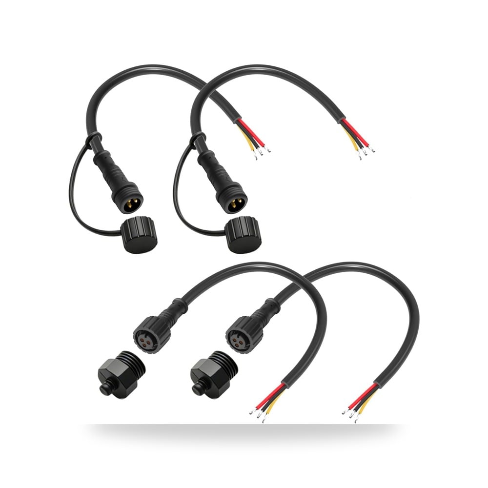 موصل دائري لوحات وتوصيلات طقم 4 قطع 22AWG موديل IP67