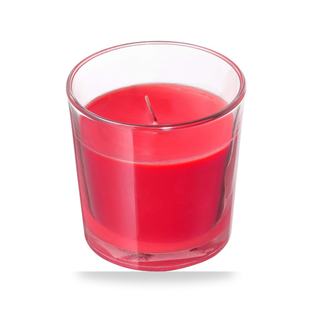 شمعة معطرة في زجاج برائحة التوت الاحمر من سينليج