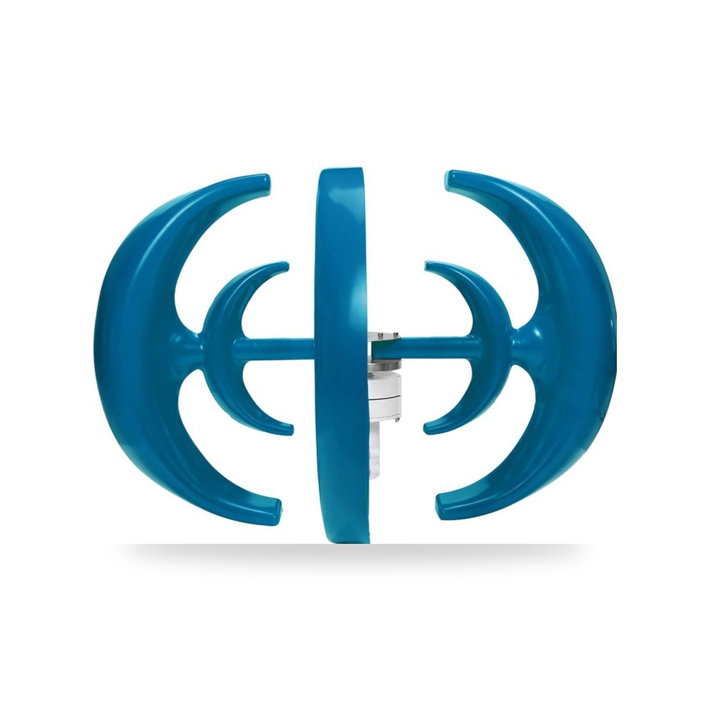 طقم توربينات رياح ذات محور عمودي 8000 واط 12 اف سي اتش واي
