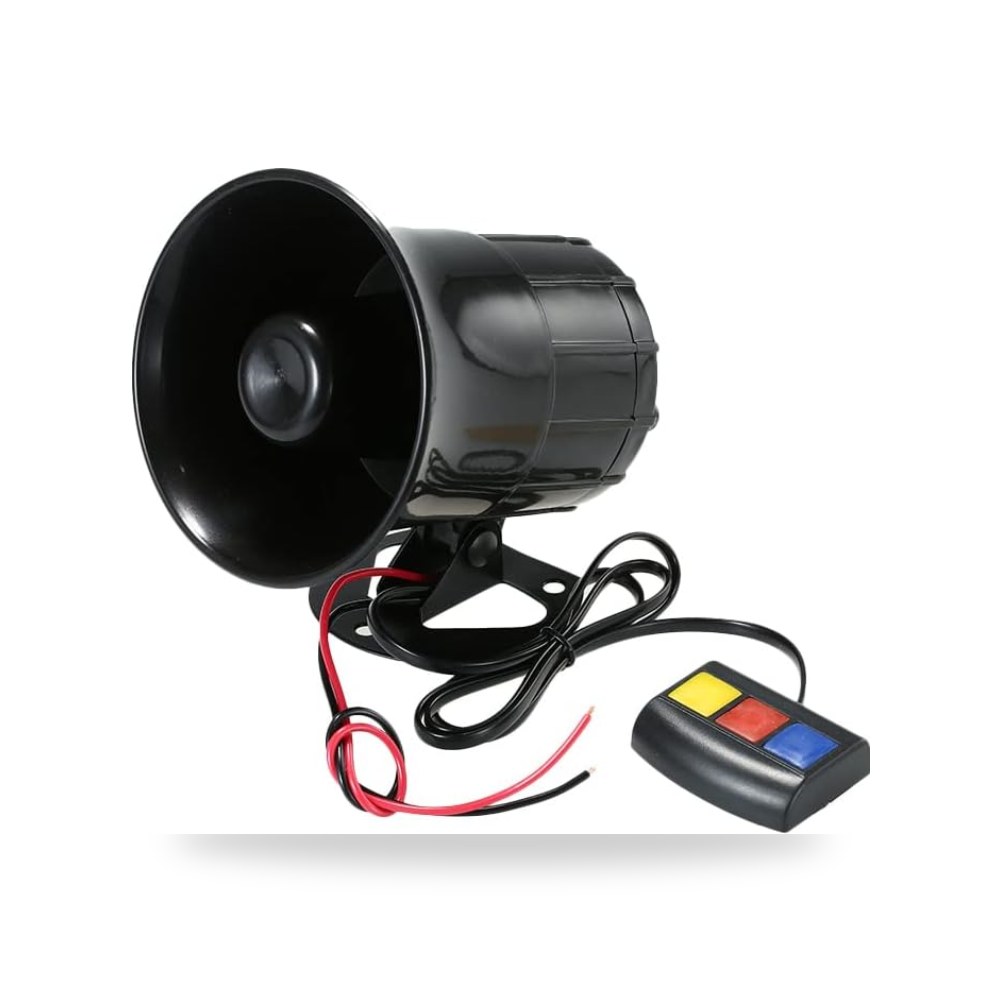 DC 12V 3 نغمة الصوت الصوت تحذير الأمن صفارة الإنذار هورن-SOMK