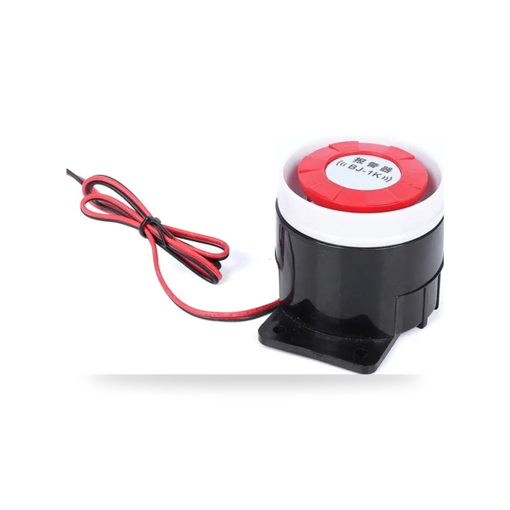 جرس مع ضوء بدون ضوء BJ-1K 12 24 فولت 220 فولت صوت عالي (كود: 718398)