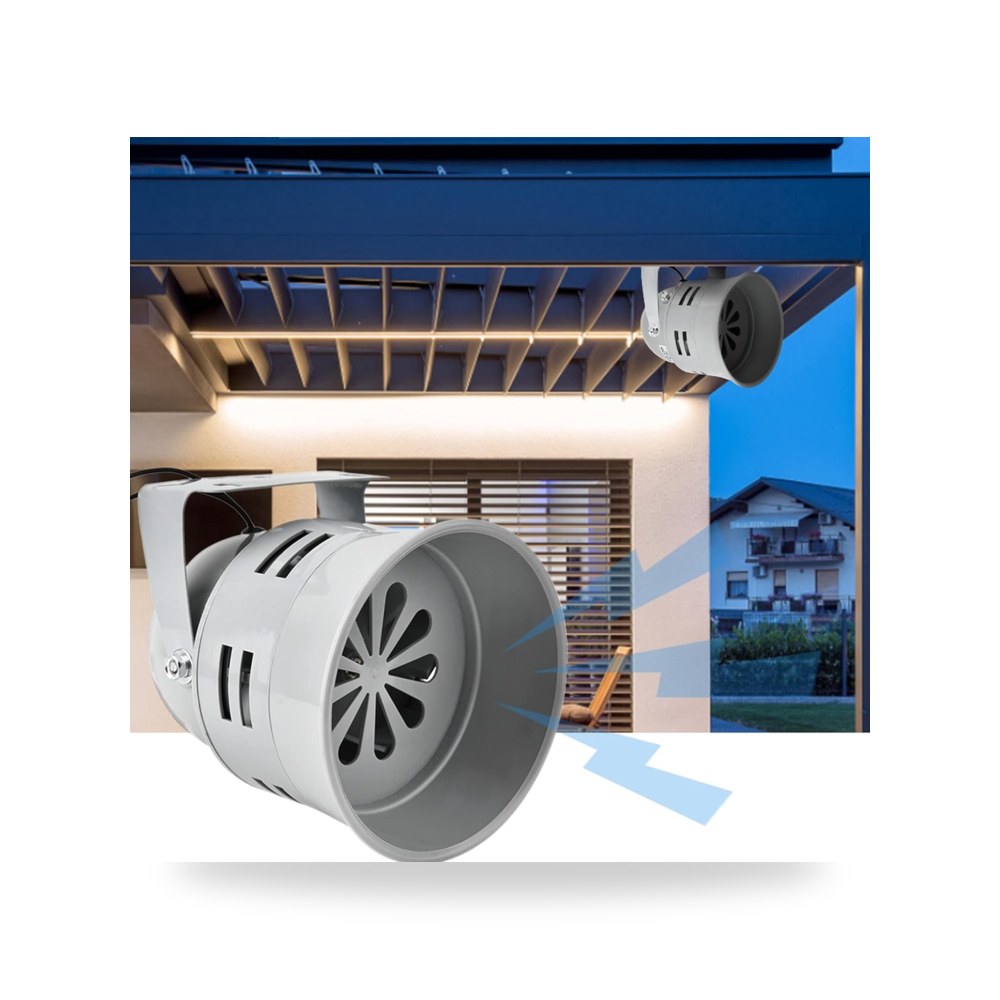 جياوو بوق انذار يعمل بمحرك 40 واط، صفارة انذار معدنية ايه موديل AC220V