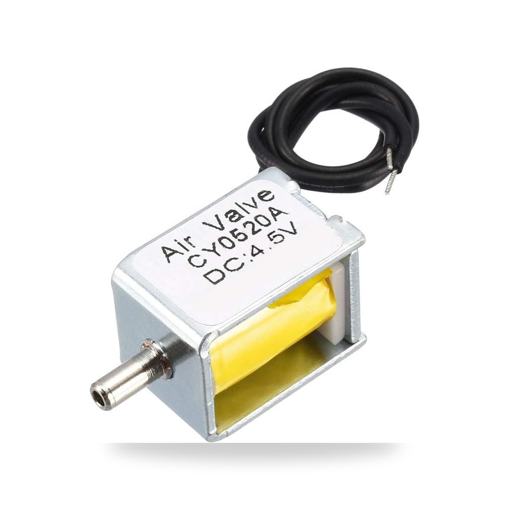 صمام ملف لولبي مصغر يفتح عادة تيار مستمر 4.5 فولت 80 مللي اكس واي دبليو اتش بي جي