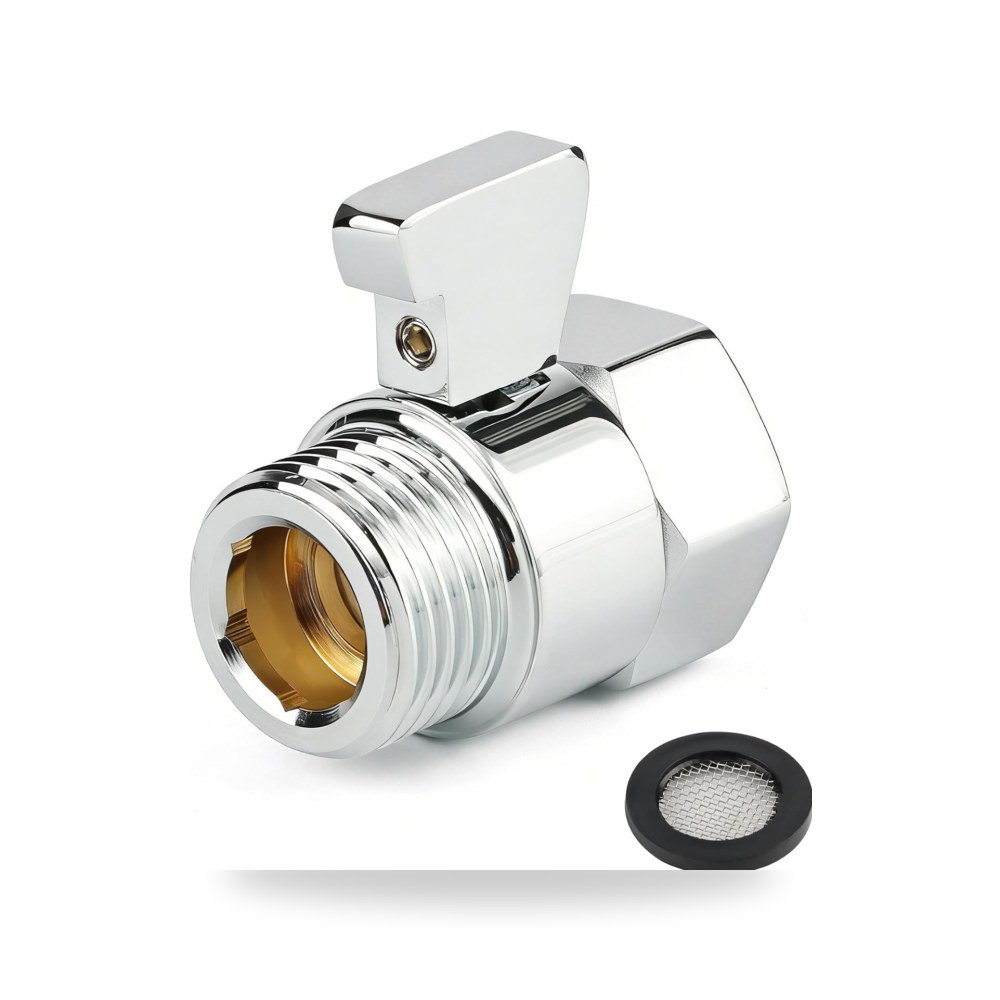 Valve Aghlaq Ras Shower, Valve Aghlaq Copper Bdyl Jy 1 - 2 Chrome