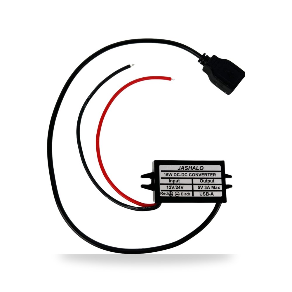 محول USB مقاوم للماء 24 فولت الى 5 فولت، محول