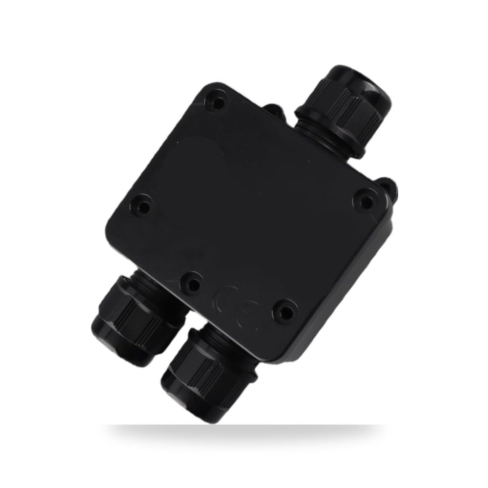 صندوق تجميع وقسام كهربائي أسود IP68 موديل