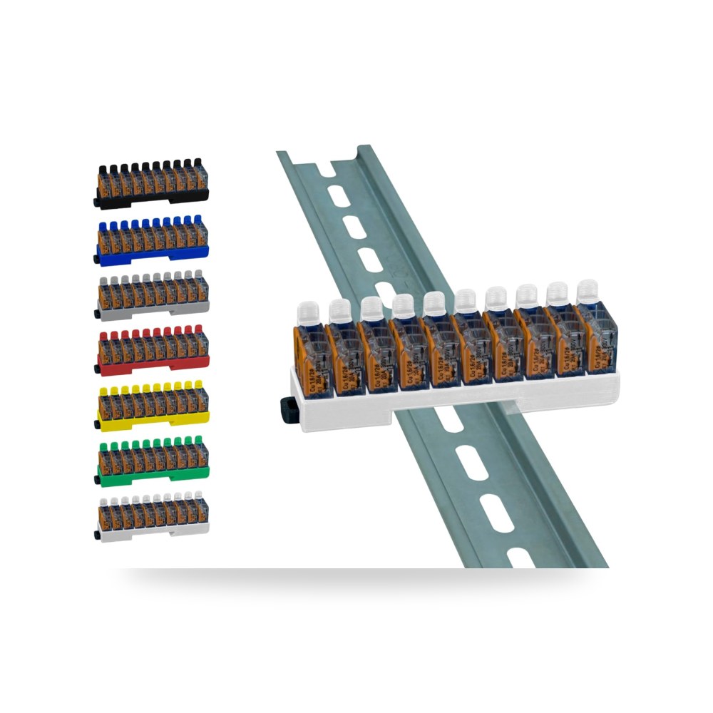 حامل PW3D "413max" لـ Wago 221 413 على سكة P int Wo th 3D