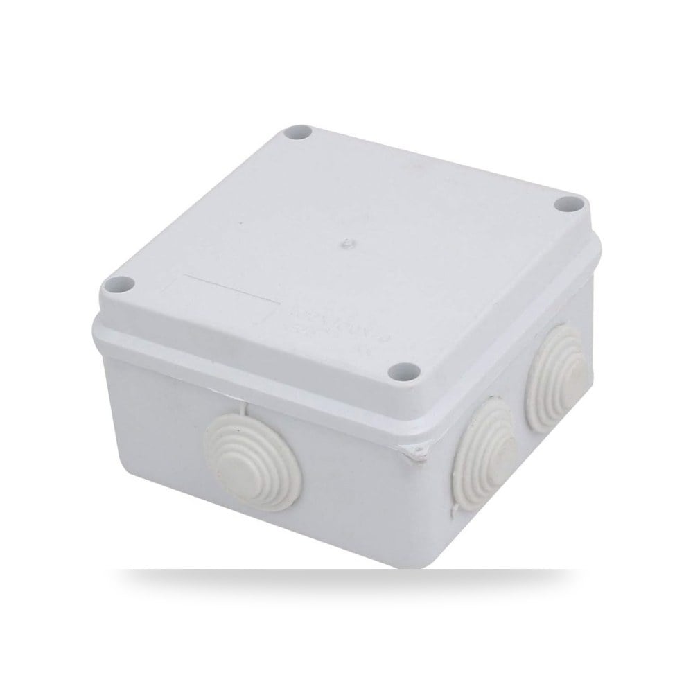 صندوق توصيل محطة 100 (نقل) × 100 × 70 مم (75ry850qf112) أبيض