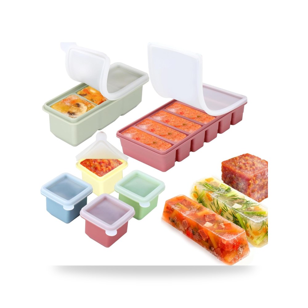 صواني وحوامل ومقسمات الأدوات واللقم موديل BPA-Free