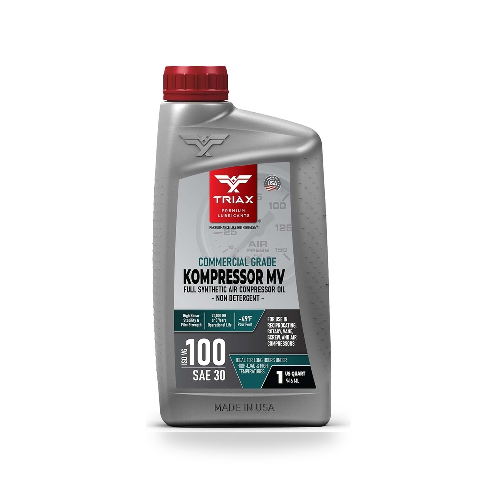 زيت ضاغط الهواء Kompressor MV 100 SAE 30، زيت اصطناعي تريكس