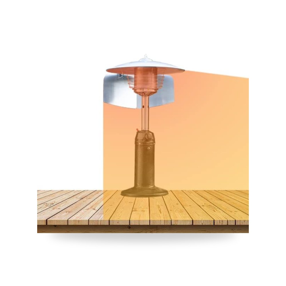 SWEET HEAT TABLE TOP - Foldable Heat Focusing Reflector - Universal-Fit for Small Patio