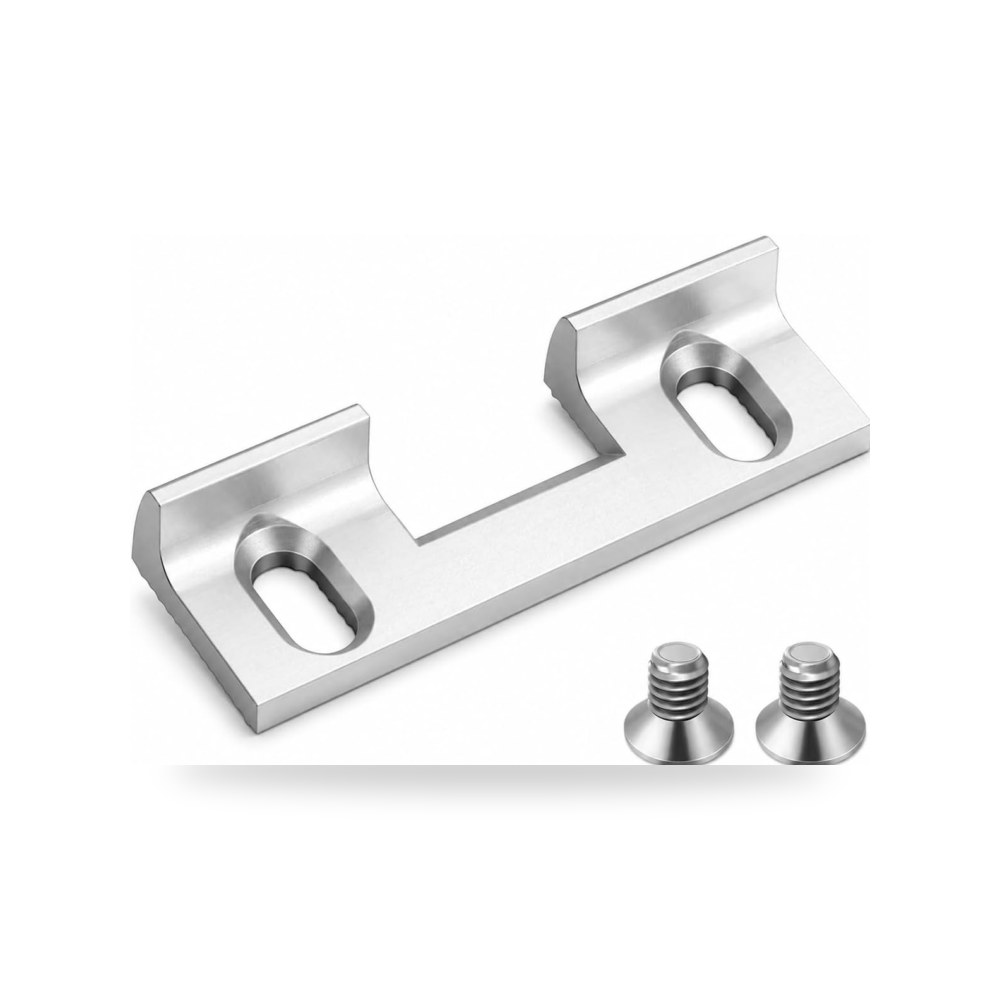 لوحة صدم وتثبيت لسان الكالون المقاومة للاحتكاك لباب الغرفة - كود Screw-On