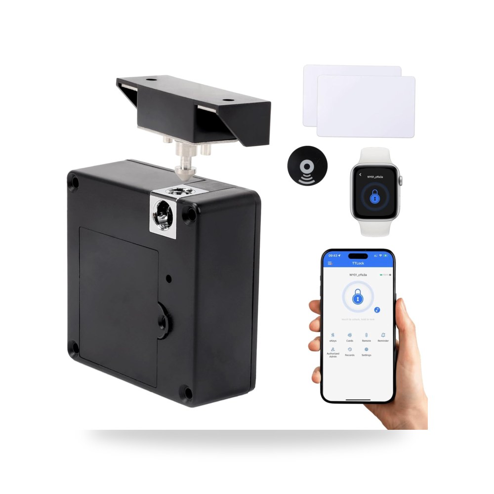 اقفال RFID للخزائن، قفل خزانة ذكي ان اف سي مع بطاقتين