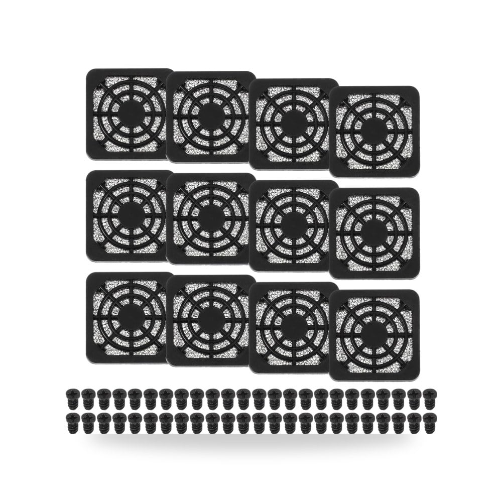 قنوات محاذاة أسود طقم 12 قطع 40mm